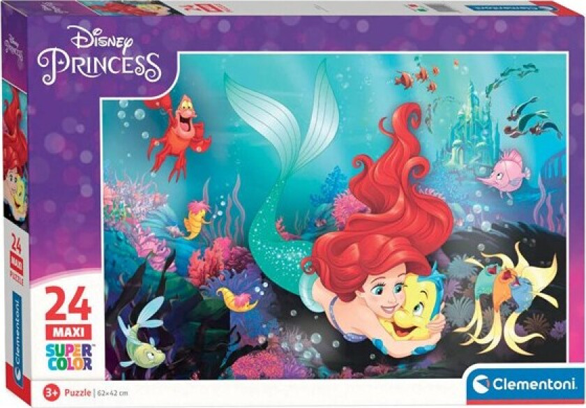 Maxi Jigsaw Puzzle Disney Little Mermai Gulv