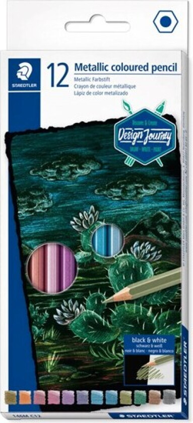 Metallic pencil 12pcs FSC 100%