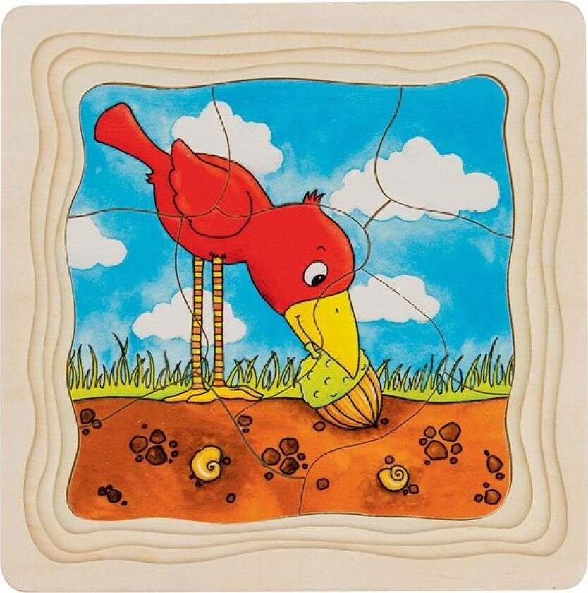 Wooden Layer Puzzle - Tree Tre