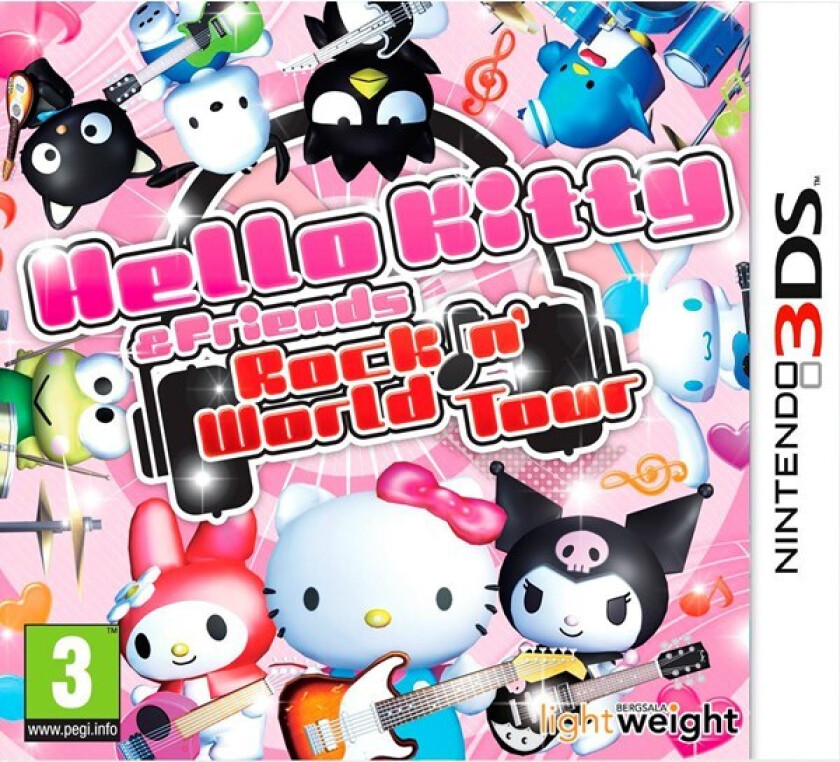 Hello Kitty & Friends: Rockin' World Tour - Nintendo 3DS - Musikk