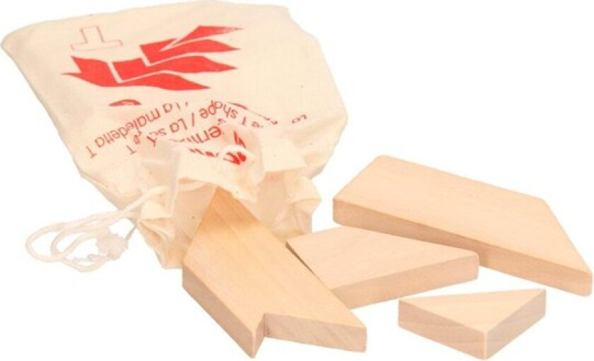 Wooden Brain Puzzle T-shape in Bag Tre