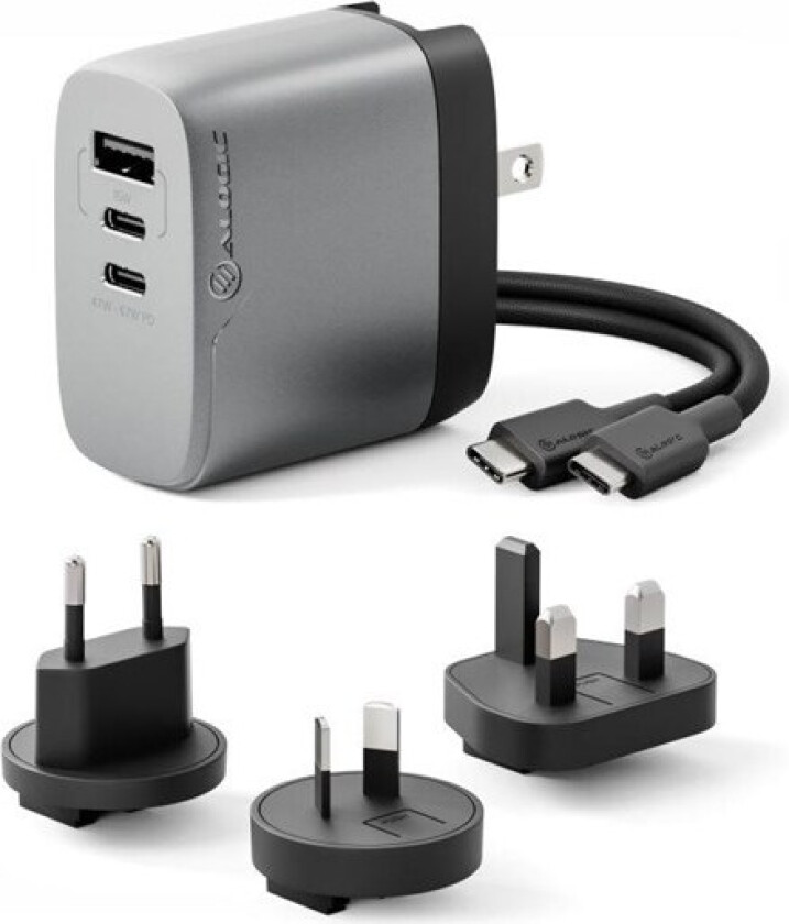 3X67 Rapid Power 67W Multi-Country Travel GaN Charger
