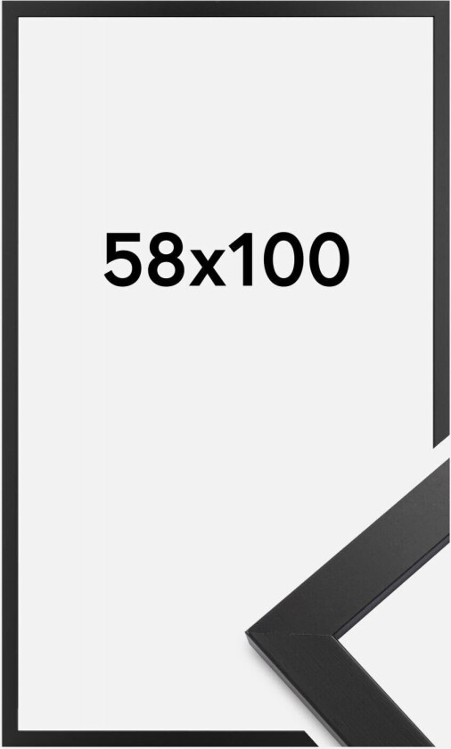Ramme Black Wood 58x100 Cm