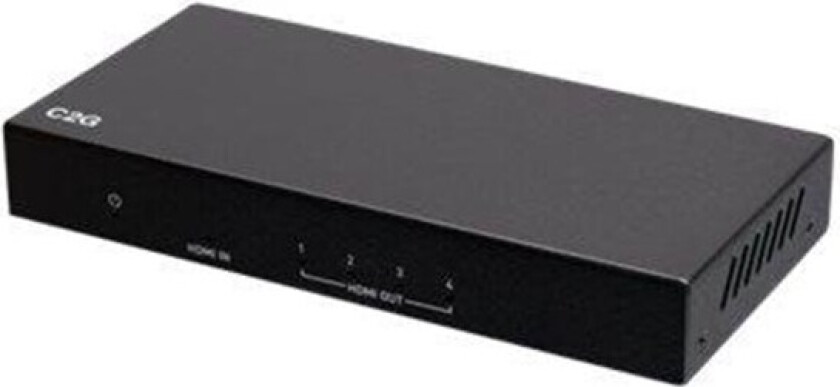 4-Port HDMI Distribution Amplifier Splitter - 4K 60Hz - HDR - 7.1 Audio - video/audio splitter - 4 ports