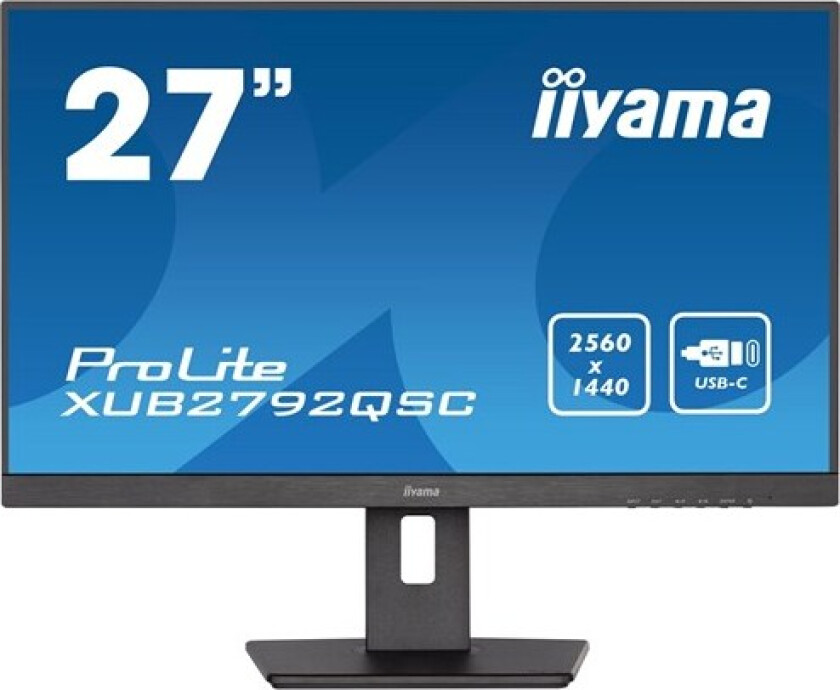 27" iiyama ProLite XUB2792QSC-B5 - LED monitor - 27" - 4 ms - Skjerm