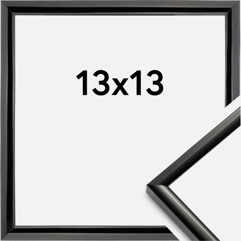 Ramme New Lifestyle Svart 13x13 Cm