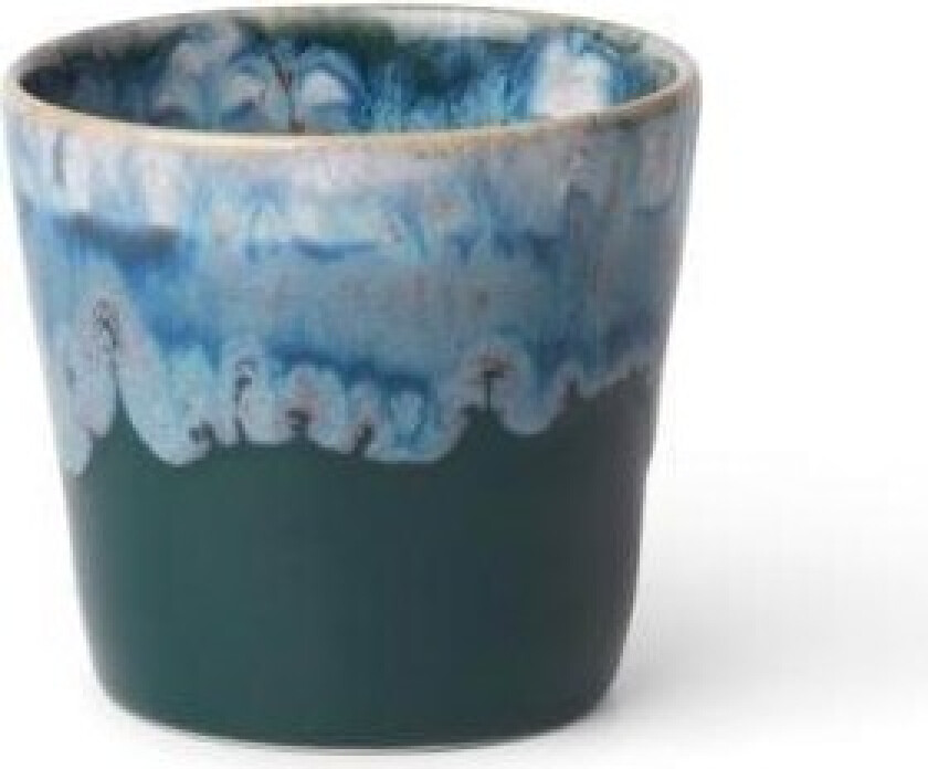 Cup Gres 21 cl 8 x 7.5 cm Dark green Ceramic