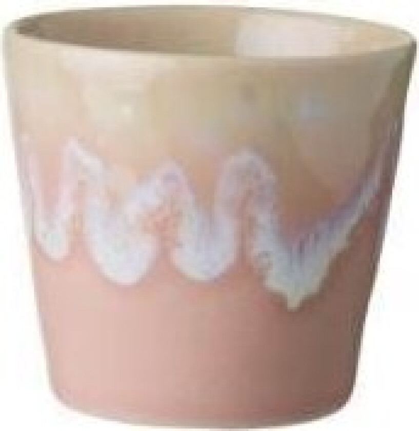 Espresso cup Gres 10 cl 6.5 x 6 cm Pink ceramic