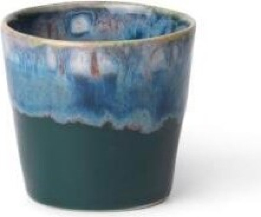Espresso cup Gres 10 cl 6.5 x 6 cm Dark green Ceramic