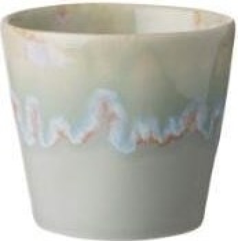 Espresso cup Gres 10 cl 6.5 x 6 cm Grey Ceramic