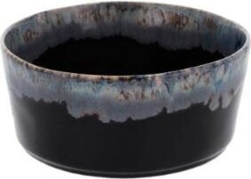 Bowl Gres 50 cl 14 x 6 cm Black Ceramic