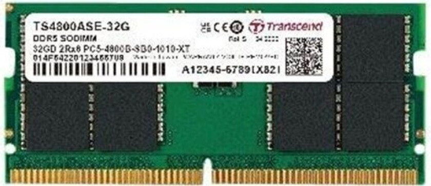 JetRAM - DDR5 - module - 32 GB - SO-DIMM 262-pin - 4800 MHz / PC5-38400 - unbuffered