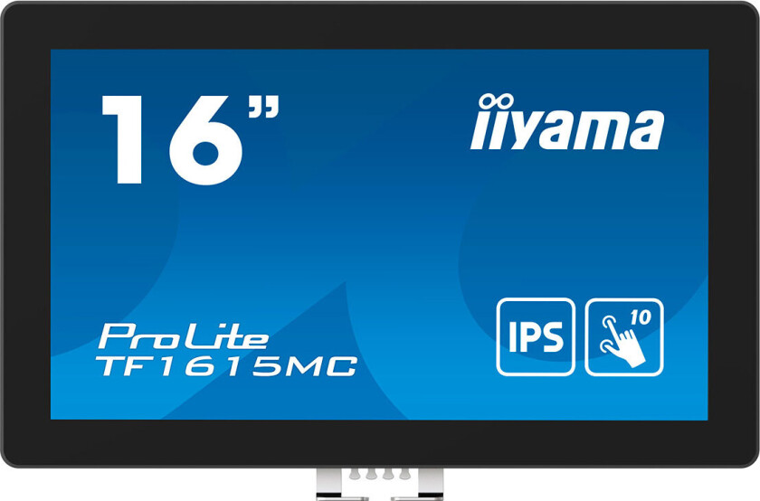 15" iiyama ProLite TF1615MC-B1 - LED monitor - Full HD (1080p) - 15.6" - 25 ms - Skjerm