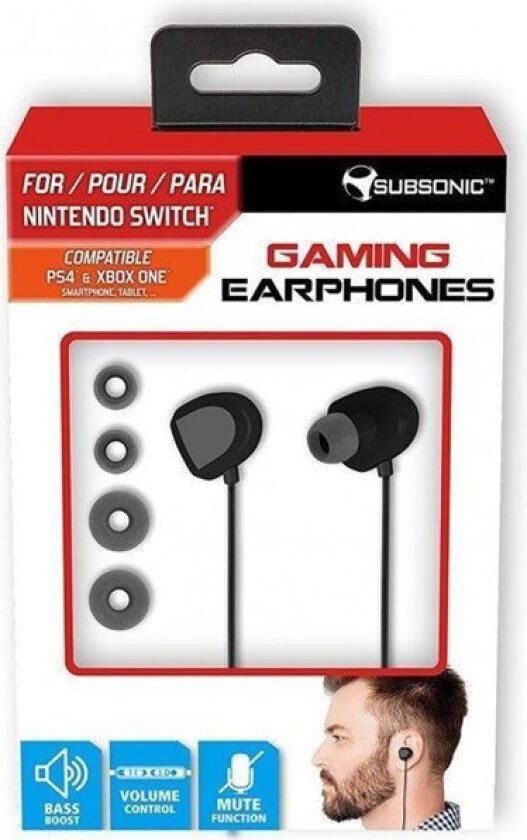 Gaming Earphones with microphone - Headset - Nintendo Switch