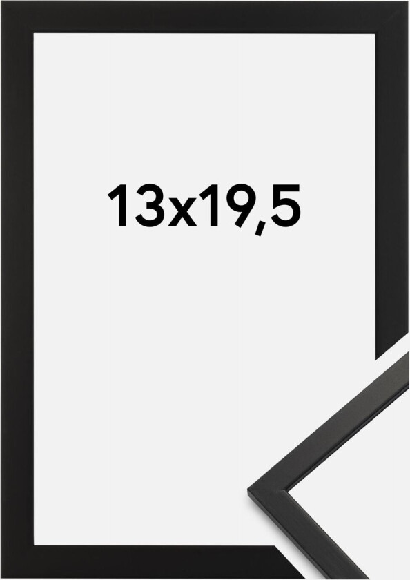 Ramme Edsbyn Akrylglass Svart 13x19,5 Cm