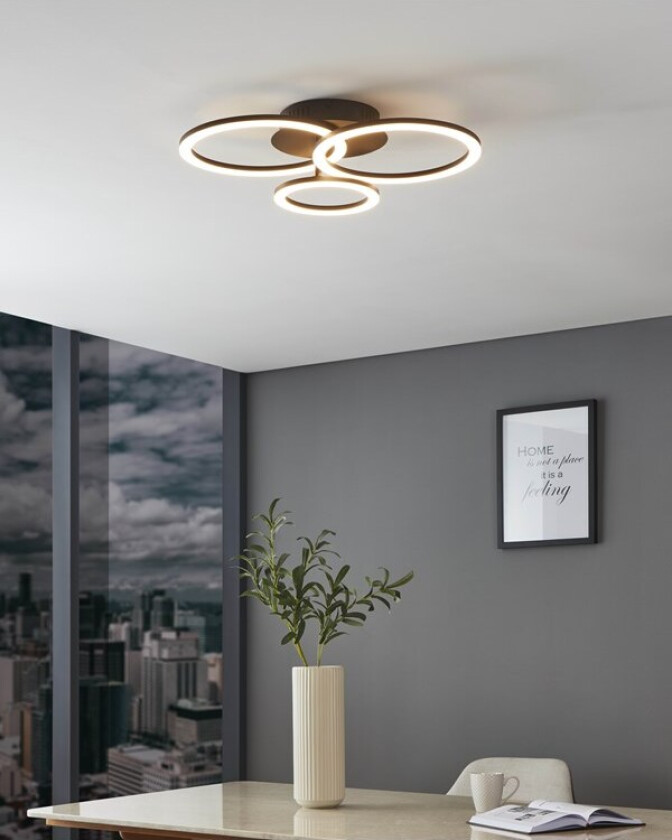 Connect-Z taklampe PARRAPOS-Z SMARTLIGHT SVART