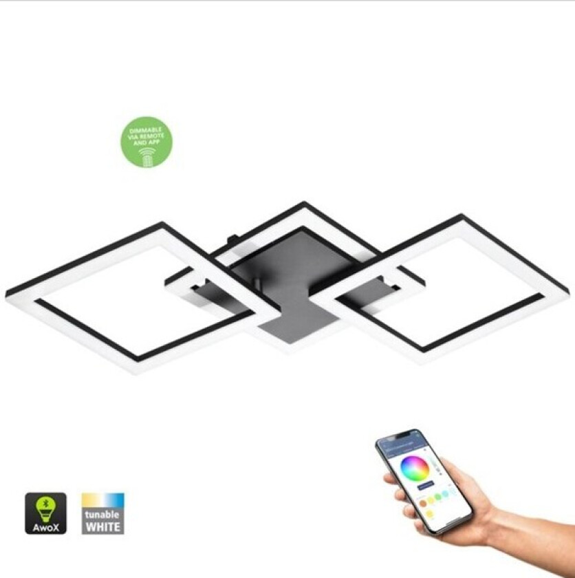 Connect-Z taklampe PARANDAY-Z SMARTLIGHT SVART