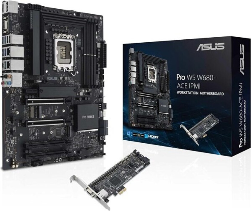 PRO WS W680-ACE IPMI Hovedkort - Intel W680 - Intel LGA1700 socket - DDR5 RAM - ATX