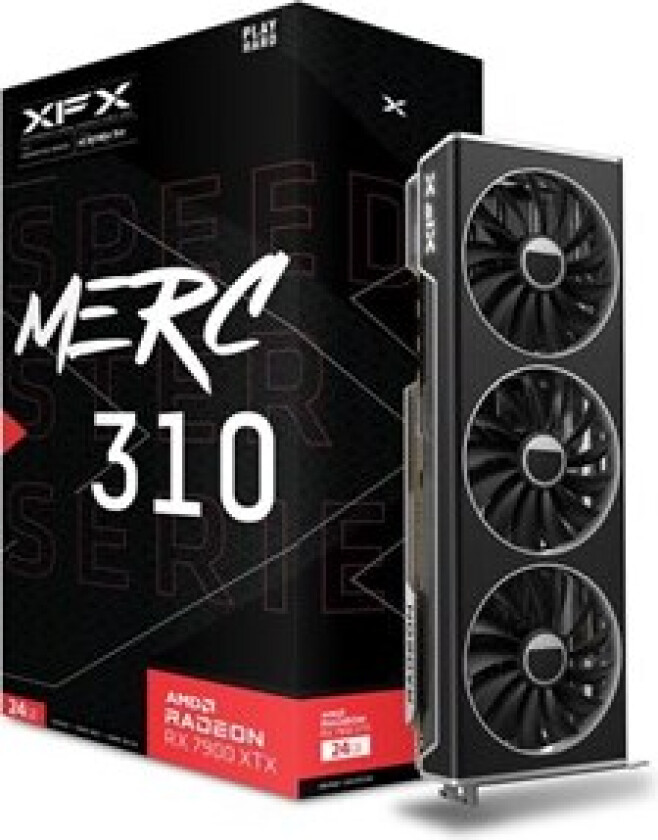 Radeon RX 7900 XTX Speedster MERC 310 Black - 24GB GDDR6 RAM - Grafikkort