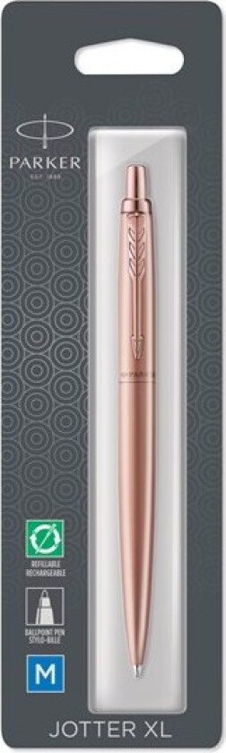 Jotter XL Ballpoint Pen | Monochrome Matte Rose Gold | Medium Point | Blue Ink