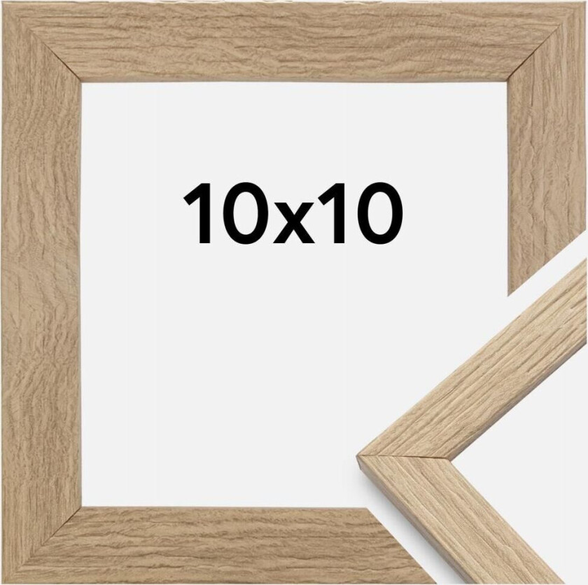 Ramme Stilren Eik 10x10 Cm