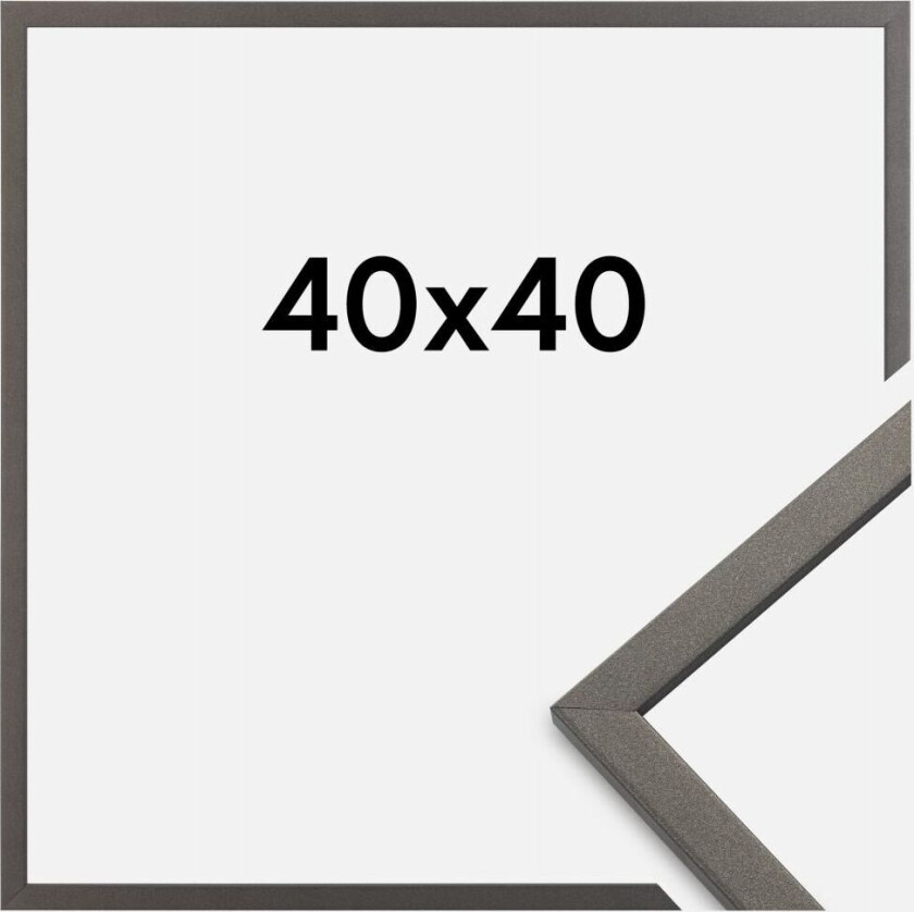 Ramme Edsbyn Grafitt 40x40 Cm