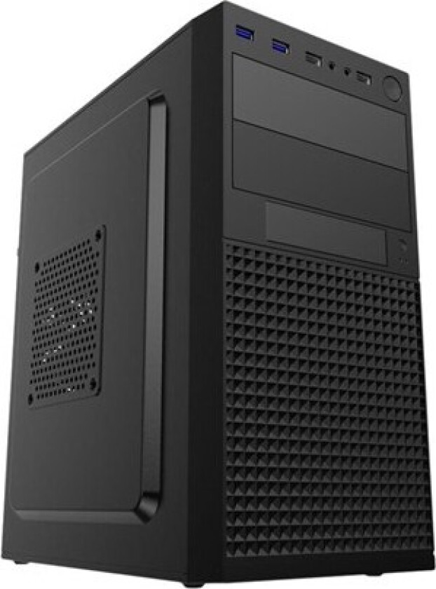 Fornax K300 - MT - micro ATX - Kabinett - Tower - Svart
