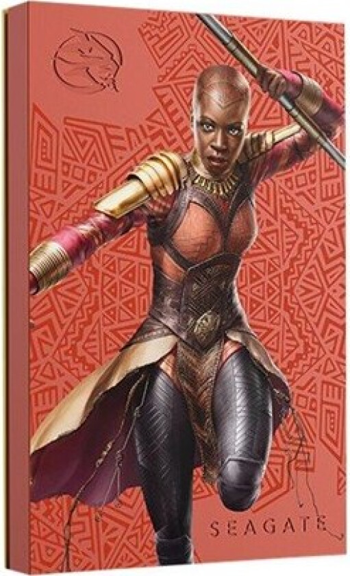 Firecuda - Okoye Special Edition - Ekstern Harddisk - 2TB - Rød