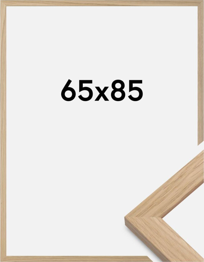 Ramme Oak Wood Akrylglass 65x85 Cm