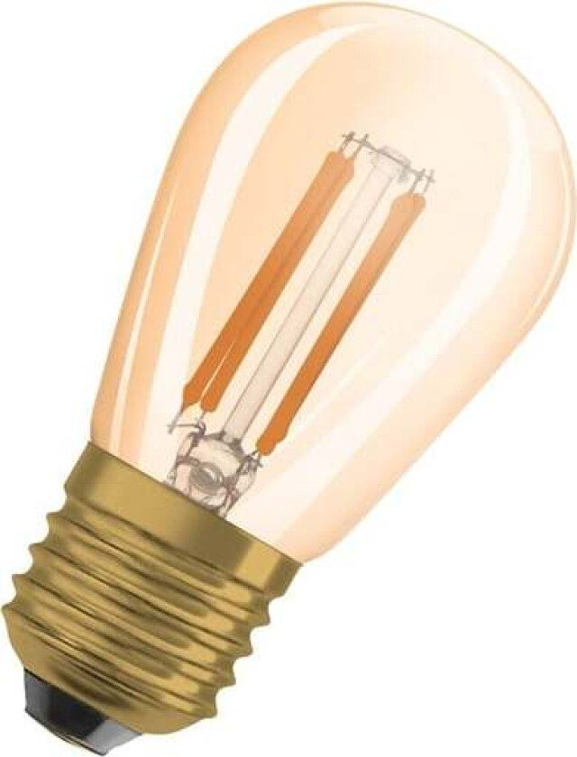 LED-lyspære Vintage 1906 Edison Filament 4.8W/822 (35W) Gold Dimmable E27