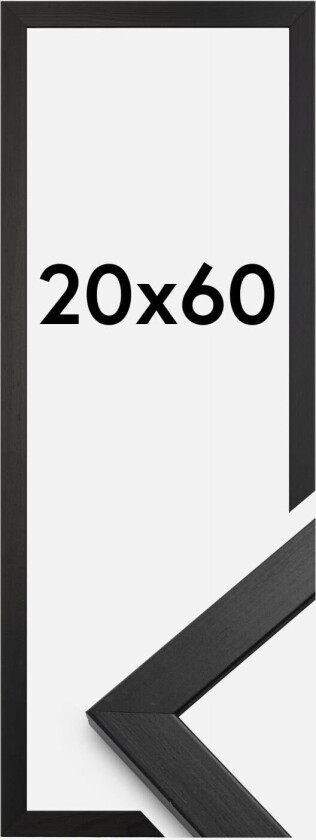 Ramme Stilren Akrylglass Svart 20x60 Cm