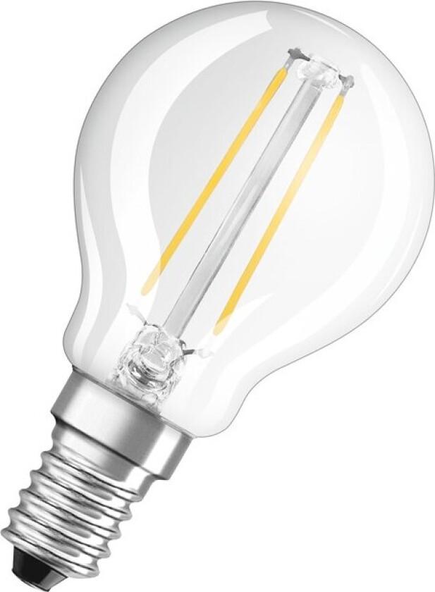 LED-lyspære Mini-ball 2,5W/840 (25W) Clear E14