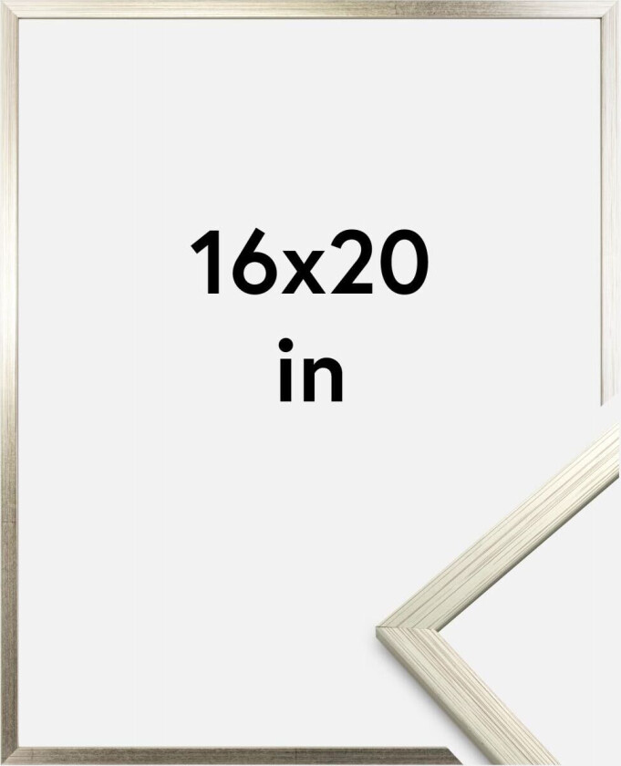 Ramme Edsbyn Sølv 16x20 Inches (40,64x50,8 Cm)