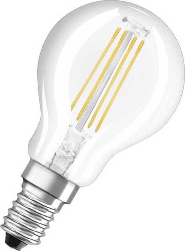 LED-lyspære Comfort Mini-ball Filament 3.4W/940 (40W) Clear Dimmable E14