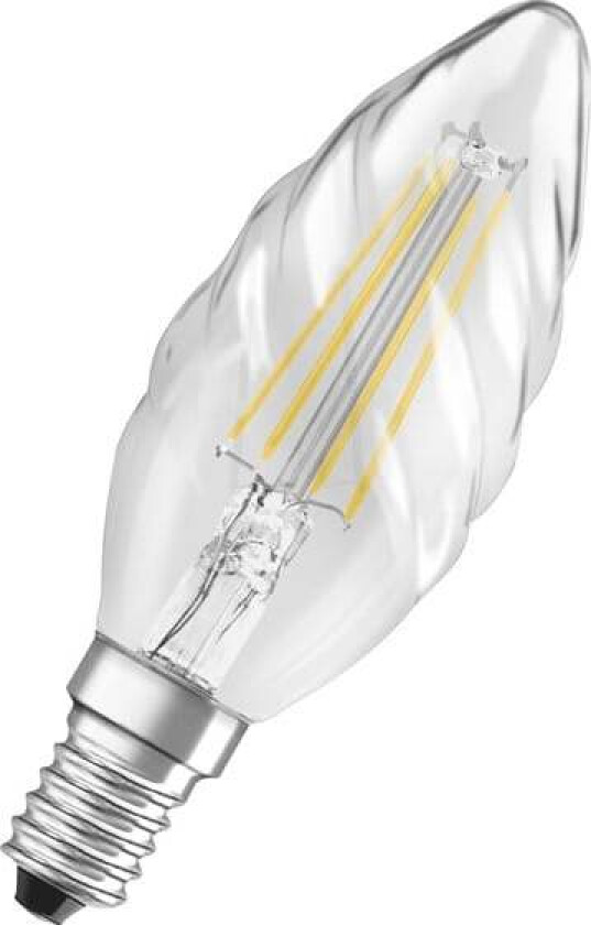 LED-lyspære Comfort Candle Filament 3,4W/940 (40W) Clear Dimmble E14