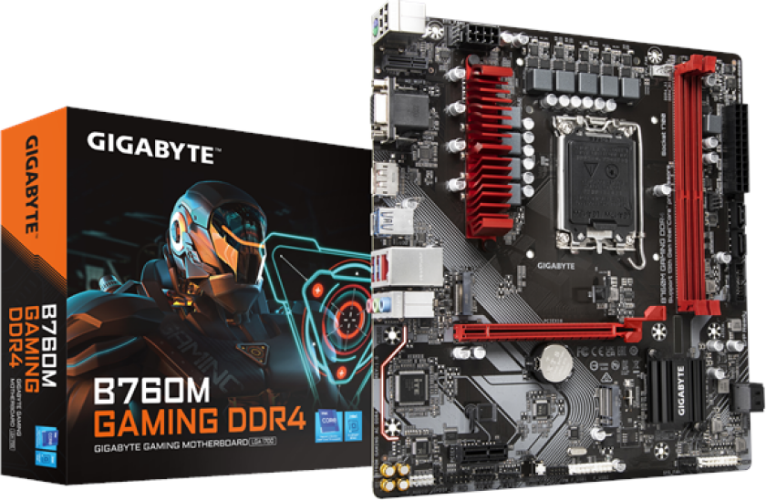 B760M GAMING DDR4 Hovedkort - Intel B760 - Intel LGA1700 socket - DDR4 RAM - Micro-ATX