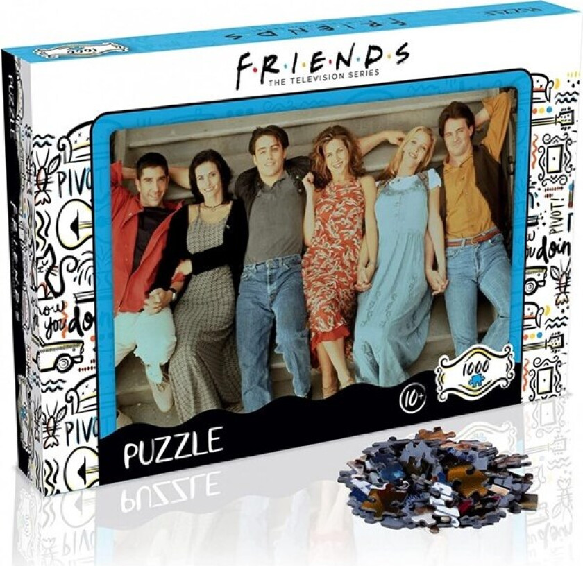 Friends Stairs 1000 Piece Jigsaw Puzzle (ENGLISH) Gulv