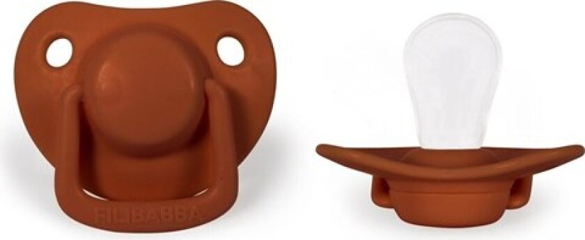 Pacifiers 2-pack - Rust 0-6 months
