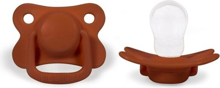 Pacifiers 2-pack - Rust +6 months