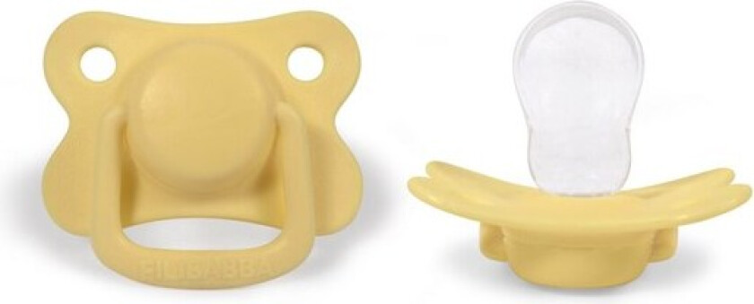 Pacifiers 2-pack - Pale banana +6 months