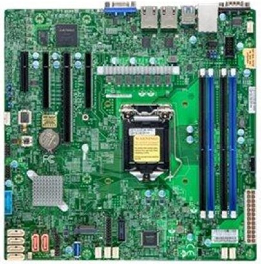 X12STL-F Hovedkort - Intel C252 - Intel LGA1200 socket - DDR4 RAM - Micro-ATX