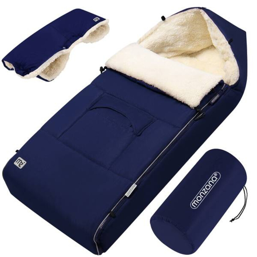 Baby vognpose Premium 90x60cm - Marineblå