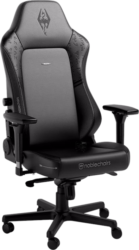 HERO Gaming Chair - The Elder Scrolls V: Skyrim 10th Gamingstol - Svart - PU-lær - Opptil 150 kg