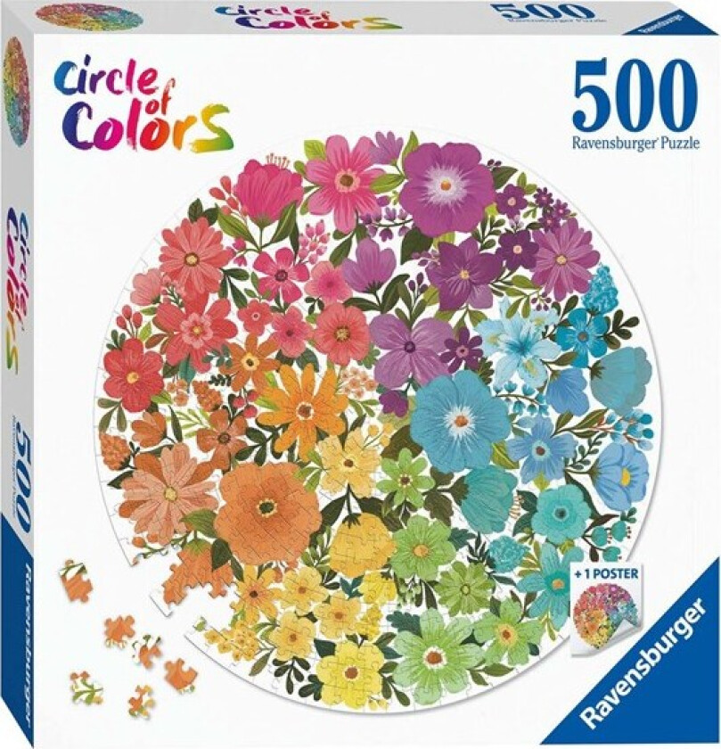 Circle of Colours Puzzles - Flowers 500pcs.