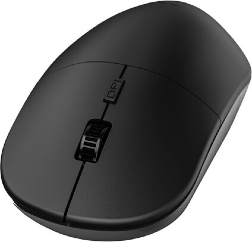 KM-10 - mouse - black - Mus - 3 knapper - Svart