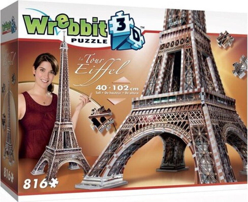 La Tour Eiffel (816) 3D Puslespill