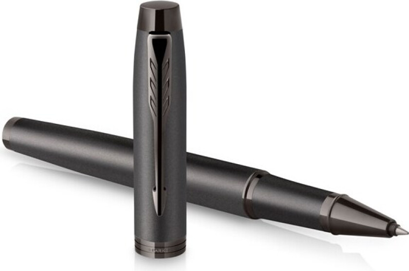 IM Monochrome Rollerball Pen | Gun Metal Finish and Trims | Fine Point with Black Ink | Gift Box