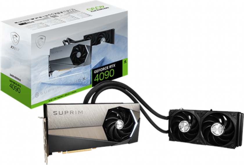 GeForce RTX 4090 SUPRIM LIQUID X - 24GB GDDR6X RAM - Grafikkort