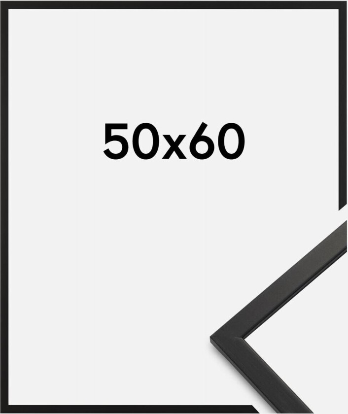 Ramme Edsbyn Akrylglass Svart 50x60 Cm