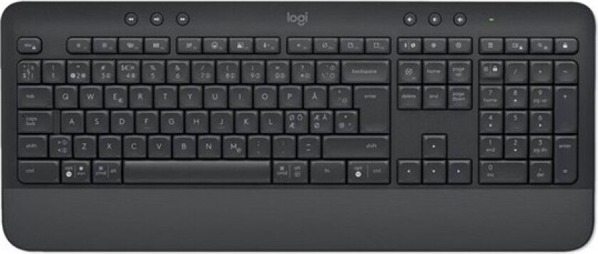 Signature K650 - Graphite - US (ISO) - Tastatur - Universal - Grå